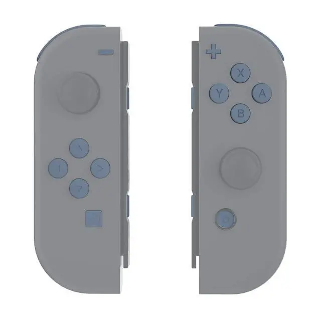 Alt view image 7 of 7 - DIY Full Set Buttons for Nintendo Switch & Switch OLED, Custom Replacement Buttons for JoyCon, ABXY Direction Keys SR SL L R ZR ZL + - Home Capture Trigger Buttons Springs - Slate Gray @