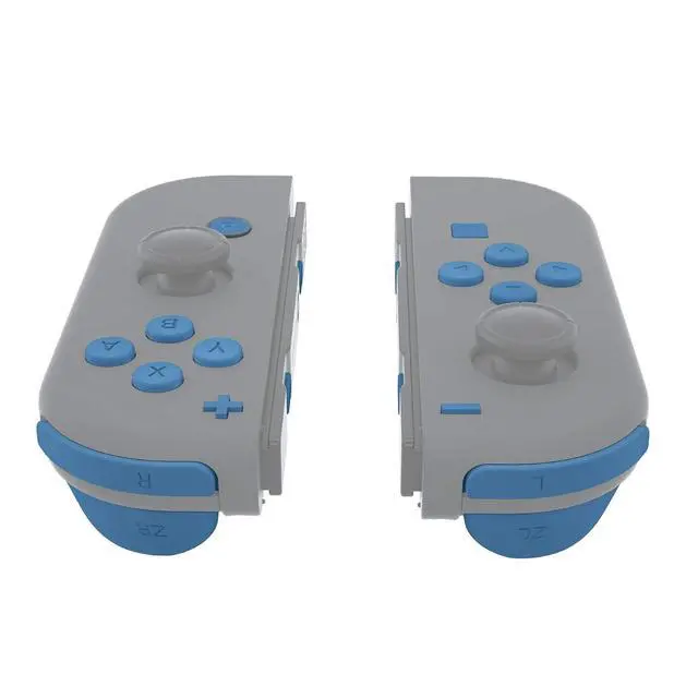 Alt view image 4 of 7 - DIY Full Set Buttons for Nintendo Switch & Switch OLED, Custom Replacement Buttons for JoyCon, ABXY Direction Keys SR SL L R ZR ZL + - Home Capture Trigger Buttons Springs - Airforce Blue @
