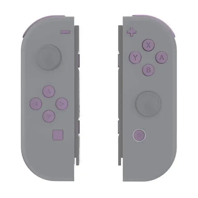 Alt view image 7 of 7 - DIY Full Set Buttons for Nintendo Switch & Switch OLED, Replacement Buttons for JoyCon, ABXY Direction Keys SR SL L R ZR ZL + - Home Capture Trigger Buttons Springs - Dark Grayish Violet @
