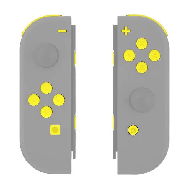 Alt view image 7 of 7 - DIY Full Set Buttons for Nintendo Switch & Switch OLED, Replacement Buttons for JoyCon, ABXY Direction Keys SR SL L R ZR ZL + - Home Capture Trigger Buttons Springs - Sunflower Yellow @