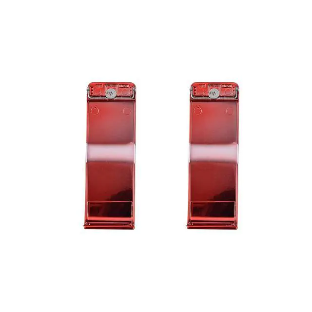 Alt view image 6 of 7 - 2 Set of Chrome Red Replacement Kickstand for Nintendo Switch Console, Back Bracket Holder Kick Stand for Nintendo Switch - Console NOT Included @