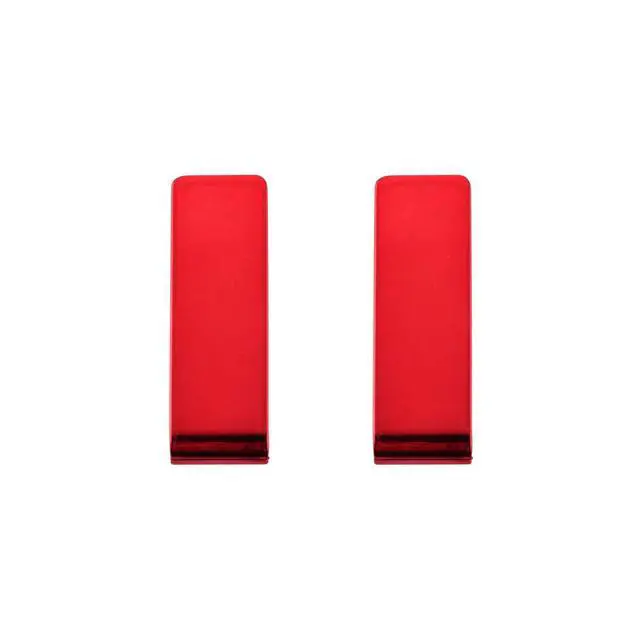 Alt view image 7 of 7 - 2 Set of Chrome Red Replacement Kickstand for Nintendo Switch Console, Back Bracket Holder Kick Stand for Nintendo Switch - Console NOT Included @