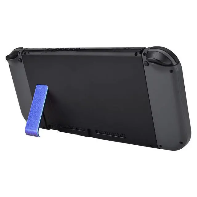 Alt view image 4 of 7 - 2 Set of Chameleon Purple Blue Replacement Kickstand for Nintendo Switch Console, Back Bracket Holder Kick Stand for Nintendo Switch - Console NOT Included @