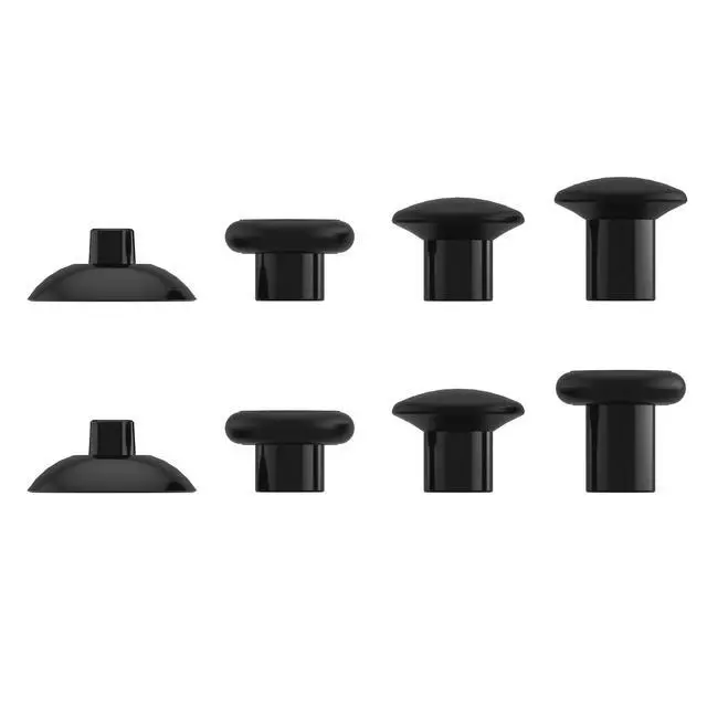 Alt view image 5 of 7 - ThumbsGear Interchangeable Thumbstick for Xbox Controller - Improve Comfort - Black 3 Height Domed & Concave Grips Ergonomic Adjustable Joystick for Xbox Seires X/S, for Xbox One S/X/Elite @