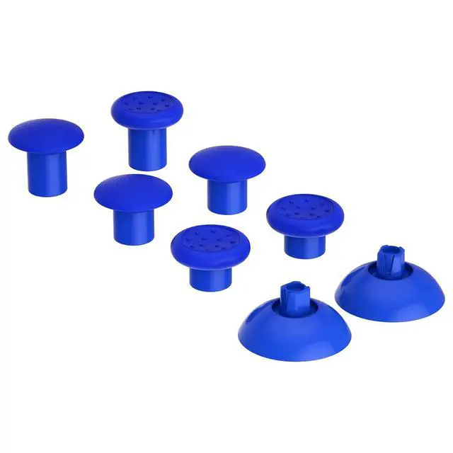 Alt view image 6 of 7 - ThumbsGear Interchangeable Thumbstick for Xbox Seires X/S - Improve Comfort - 3 Height Domed & Concave Grips Ergonomic Adjustable Joystick for Xbox One S/X/Elite - Blue @