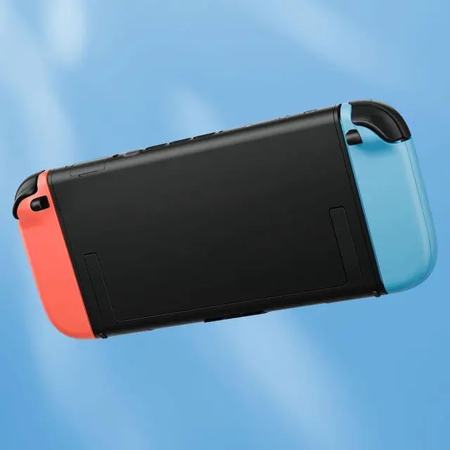 Alt view image 6 of 7 - Replacement Shell (D-Pad Version) with Buttons for Joycon 2, Custom Housing Faceplate Case + Decorative Strips + ABXY Dpad for Nintendo Switch 2 Controller - Essence Version - Blue Orange @