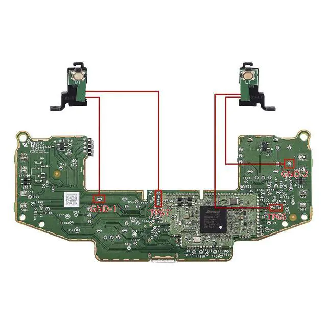 Alt view image 5 of 7 - Clicky Hair Trigger Kit for Xbox Series X & S Controller LT RT Shoulder Buttons, Custom Accessories Flashshot Trigger Stop Flex Cable for Xbox Series X/S, Xbox Core Wireless Controller @