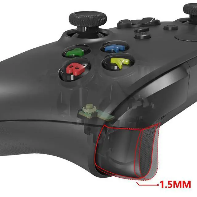Alt view image 7 of 7 - Clicky Hair Trigger Kit for Xbox Series X & S Controller LT RT Shoulder Buttons, Custom Accessories Flashshot Trigger Stop Flex Cable for Xbox Series X/S, Xbox Core Wireless Controller @