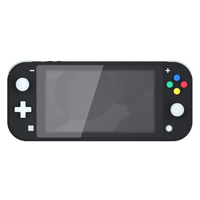 Alt view image 3 of 7 - Soft Touch Black DIY Replacement Shell for Nintendo Switch Lite, NSL Handheld Controller Housing w/Screen Protector, Custom Case Cover for Nintendo Switch Lite @