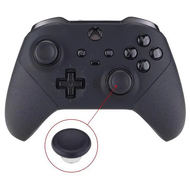 Alt view image 6 of 7 - 6 in 1 Metal Replacement Thumbsticks Grip, Swap Magnetic Joysticks for Xbox One Elite Series 2 & Xbox Elite 2 Core Controller (Model 1797) - Black @