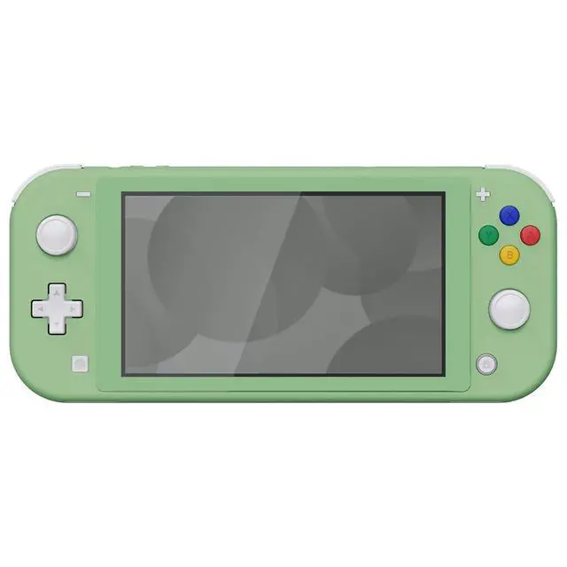 Alt view image 2 of 7 - Matcha Green DIY Replacement Shell for Nintendo Switch Lite, NSL Handheld Controller Housing w/Screen Protector, Custom Case Cover for Nintendo Switch Lite @