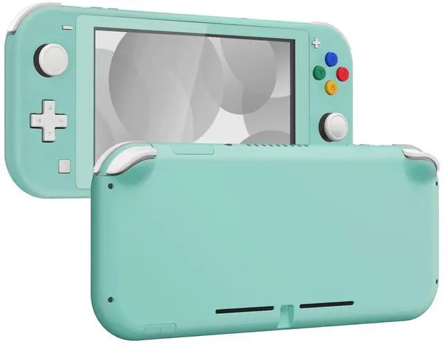 Main image of Misty Green DIY Replacement Shell for Nintendo Switch Lite, NSL Handheld Controller Housing w/Screen Protector, Custom Case Cover for Nintendo Switch Lite @