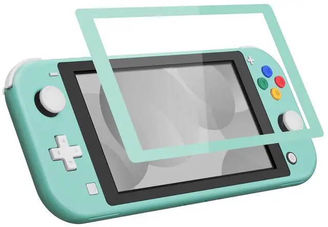 Alt view image 6 of 7 - Misty Green DIY Replacement Shell for Nintendo Switch Lite, NSL Handheld Controller Housing w/Screen Protector, Custom Case Cover for Nintendo Switch Lite @
