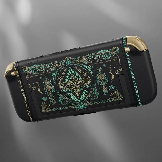 Alt view image 7 of 7 - DIY Replacement Shell Buttons for Nintendo Switch 2, Full Set Back Plate Controller Housing with Buttons for Switch 2 Handheld Console & Joycon 2 - Deluxe Version - Totem of Kingdom Black @