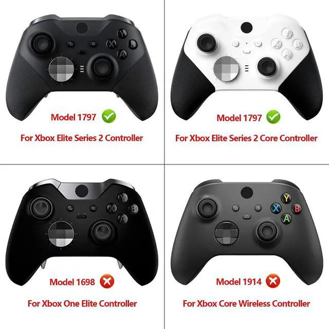 Alt view image 2 of 7 - Light Version Whole Clicky Kit for Xbox Elite Series 2 Controller Shoulder ABXY Buttons, Ergonomic Tactile Switches LT RT A B X Y Mouse Clicky for Xbox Elite 2 Core Controller (Model 1797) @