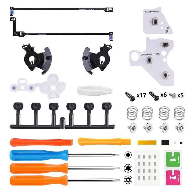 Alt view image 3 of 7 - Light Version Whole Clicky Kit for Xbox Elite Series 2 Controller Shoulder ABXY Buttons, Ergonomic Tactile Switches LT RT A B X Y Mouse Clicky for Xbox Elite 2 Core Controller (Model 1797) @