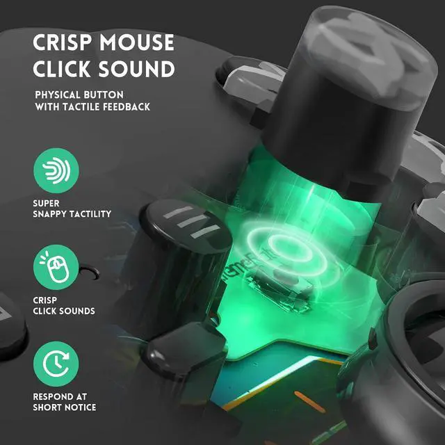 Alt view image 5 of 7 - Light Version Whole Clicky Kit for Xbox Elite Series 2 Controller Shoulder ABXY Buttons, Ergonomic Tactile Switches LT RT A B X Y Mouse Clicky for Xbox Elite 2 Core Controller (Model 1797) @