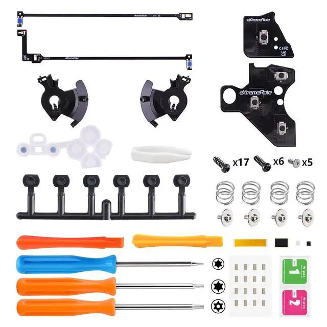 Alt view image 3 of 7 - Whole Clicky Kit for Xbox Elite Series 2 Controller Shoulder ABXY Buttons, Ergonomic Tactile Switches LT RT A B X Y Mouse Click Kit for Xbox Elite Series 2 Core Controller (Model 1797) @