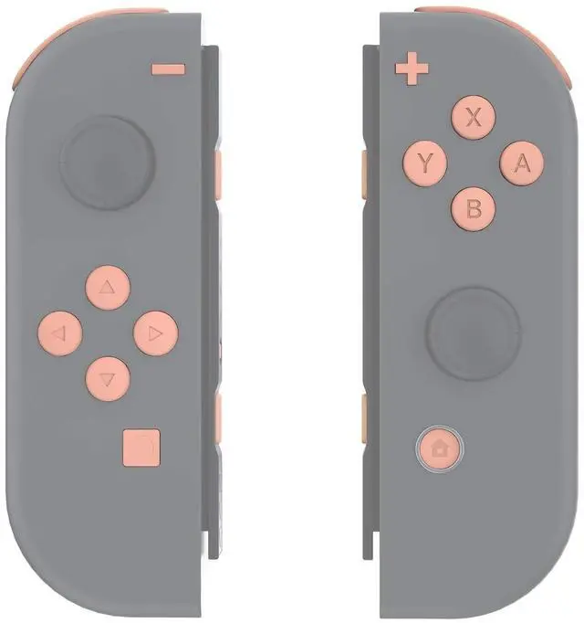 Alt view image 7 of 7 - DIY Full Set Buttons for Nintendo Switch & Switch OLED, Custom Replacement Buttons for JoyCon, ABXY Direction Keys SR SL L R ZR ZL + - Home Capture Trigger Buttons Springs - Mandys Pink @