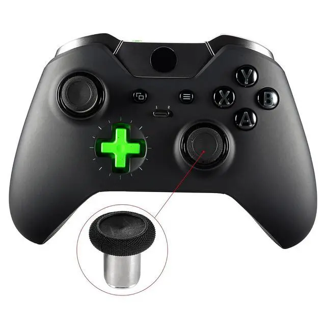 Alt view image 5 of 7 - 8 in 1 Magnetic Metal Thumbsticks for Xbox Series X/S, for Xbox One S/X & PS4 Slim/Pro Controllers with T8H Screwdrivers - Black @