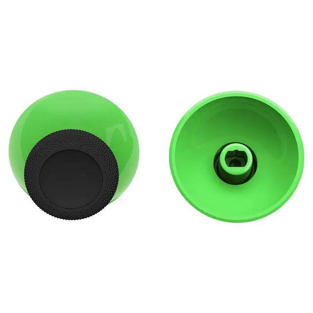 Alt view image 7 of 7 - Replacement Thumbsticks for Xbox Core Wireless Controller, Joysticks Repair Kit for Xbox Series X/S Controller, Custom Analog Stick Buttons for Xbox One S/X/Elite - Green & Black @