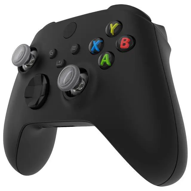 Alt view image 4 of 7 - Clear Black Replacement Thumbsticks for Xbox Series X/S Controller, for Xbox One Standard Controller Analog Stick, Custom Joystick for Xbox One X/S/Elite Controller @