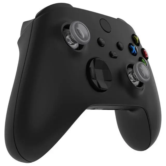 Alt view image 5 of 7 - Clear Black Replacement Thumbsticks for Xbox Series X/S Controller, for Xbox One Standard Controller Analog Stick, Custom Joystick for Xbox One X/S/Elite Controller @