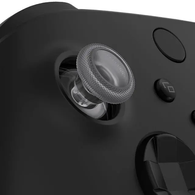 Alt view image 2 of 7 - Clear Black Replacement Thumbsticks for Xbox Series X/S Controller, for Xbox One Standard Controller Analog Stick, Custom Joystick for Xbox One X/S/Elite Controller @