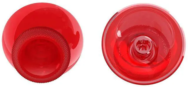 Alt view image 7 of 7 - Replacement Thumbsticks for Xbox Series X/S Controller, Joysticks Repair Kit Accessories, Custom Analog Stick Buttons for Xbox One S/X/Elite Controller - Clear Red @