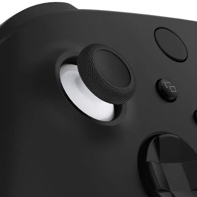 Alt view image 2 of 7 - Replacement Thumbsticks for Xbox Core Wireless Controller, Joysticks Repair Kit for Xbox Series X/S Controller, Custom Analog Stick Buttons for Xbox One S/X/Elite - Robot White & Black @