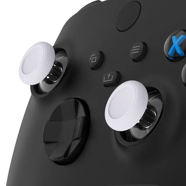 Alt view image 3 of 7 - Replacement Thumbsticks for Xbox Core Wireless Controller, Joysticks Repair Kit for Xbox Series X/S Controller, Custom Analog Stick Buttons for Xbox One S/X/Elite - Solid White @