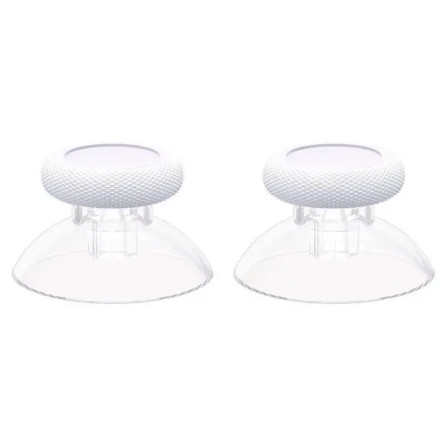 Alt view image 6 of 7 - Replacement Thumbsticks for Xbox Core Wireless Controller, Joysticks Repair Kit for Xbox Series X/S Controller, Custom Analog Stick Buttons for Xbox One S/X/Elite - Solid White @