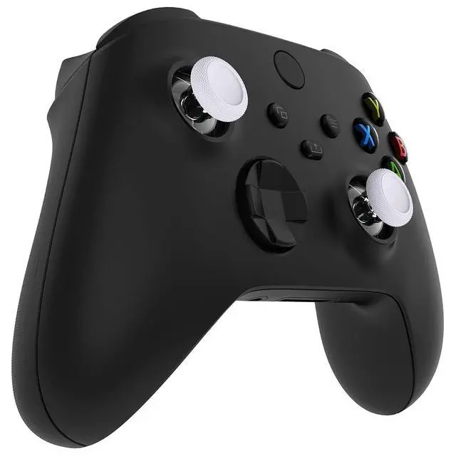 Alt view image 5 of 7 - Replacement Thumbsticks for Xbox Core Wireless Controller, Joysticks Repair Kit for Xbox Series X/S Controller, Custom Analog Stick Buttons for Xbox One S/X/Elite - Solid White @