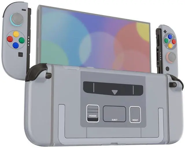 Main image of DIY Replacement Shell Buttons for Nintendo Switch 2, Full Set Back Plate Controller Housing with Button for Switch 2 Console & Joycon 2 - Deluxe Version - SFC SNES Classic EU Style @