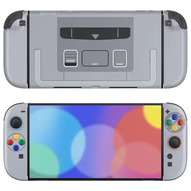 Alt view image 4 of 7 - DIY Replacement Shell Buttons for Nintendo Switch 2, Full Set Back Plate Controller Housing with Button for Switch 2 Console & Joycon 2 - Deluxe Version - SFC SNES Classic EU Style @