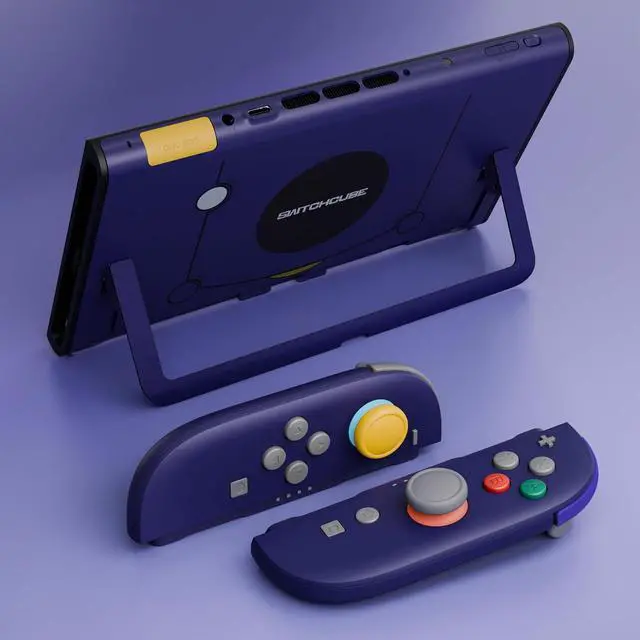 Alt view image 5 of 7 - DIY Replacement Shell Buttons for Nintendo Switch 2, Full Set Back Plate Controller Housing with Button for Switch 2 Handheld Console & Joycon 2 - Deluxe Version - Classic SwitchCube Style @