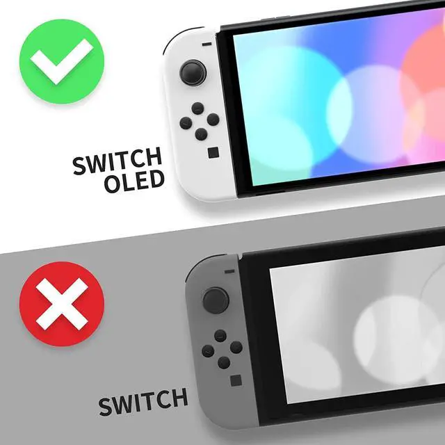 Alt view image 2 of 7 - DIY Full Set Shell for Nintendo Switch OLED, Replacement Console Back Plate & Kickstand, Custom NS Controller Housing with Full Set Buttons for Nintendo Switch OLED - Clear Lime Green @