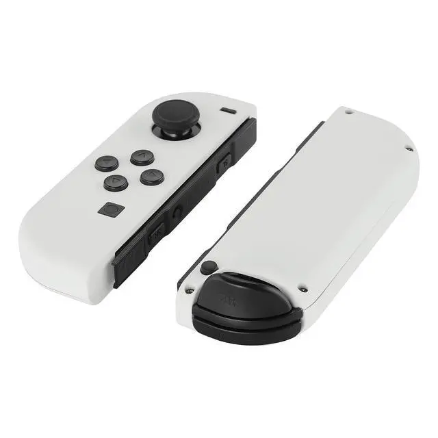 Alt view image 4 of 7 - DIY Replacement Shell Buttons for Switch & Switch OLED, White Custom Housing Case with Full Set Button for Joycon Handheld Controller - Controller NOT Included @