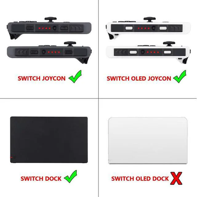 Alt view image 2 of 7 - Firefly LED Tuning Kit for Nintendo Switch Joycons Dock NS Joycon SL SR Buttons Ribbon Flex Cable Indicate Power LED - Pink (Joycons Dock NOT Included) @