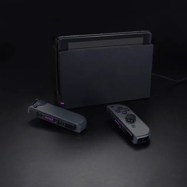 Alt view image 7 of 7 - Firefly LED Tuning Kit for Nintendo Switch Joycons Dock NS Joycon SL SR Buttons Ribbon Flex Cable Indicate Power LED - Pink (Joycons Dock NOT Included) @