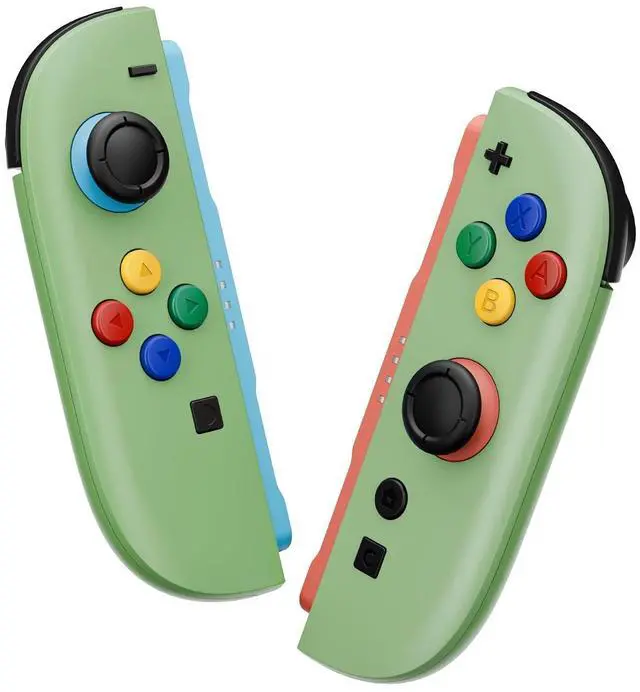 Alt view image 2 of 7 - Replacement Shell Buttons for Joycon 2, Custom Housing Faceplate Case + Decorative Strips + ABXY Direction Keys + Tools for Nintendo Switch 2 Controller - Essence Version - Matcha Green @