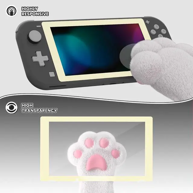 Alt view image 5 of 7 - 9H Tempered Glass Screen Protector for Nintendo Switch Lite, 2 Pack, 0.5mm Thickness, 99.9% Transparency, Easy Application, Protects Scratches, Drops, and Bumps @