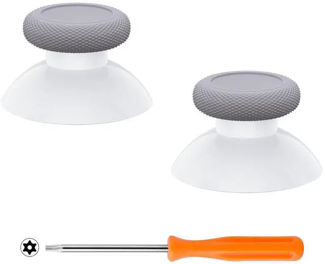 Main image of Replacement Thumbsticks for Xbox Core Wireless Controller, Joysticks Repair Kit for Xbox Series X/S Controller, Analog Stick Buttons for Xbox One S/X/Elite - Robot White & New Hope Gray @