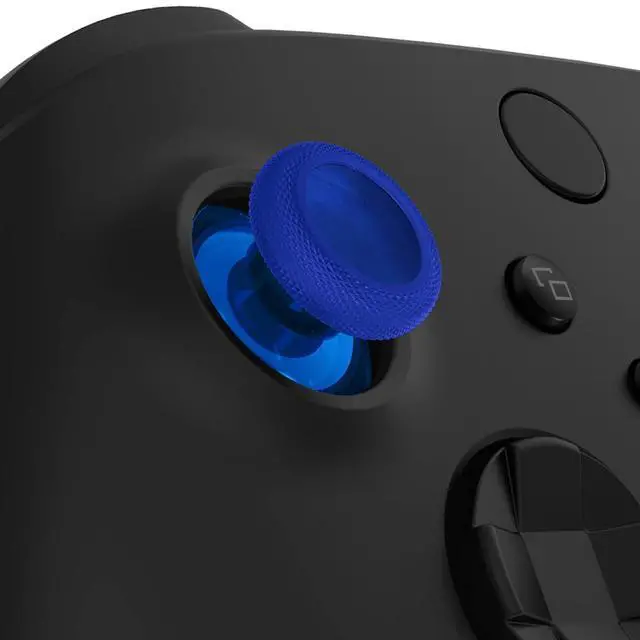 Alt view image 2 of 7 - Replacement Thumbsticks for Xbox Series X/S Controller, Joysticks Repair Kit Accessories, Custom Analog Stick Buttons for Xbox One S/X/Elite Controller - Clear Blue @