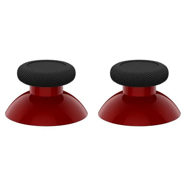 Alt view image 6 of 7 - Replacement Thumbsticks for Xbox Core Wireless Controller, Joysticks Repair Kit for Xbox Series X/S Controller, Custom Analog Stick Buttons for Xbox One S/X/Elite - Carmine Red & Black @