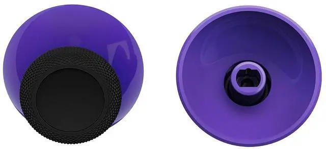 Alt view image 7 of 7 - Replacement Thumbsticks for Xbox Core Wireless Controller, Joysticks Repair Kit for Xbox Series X/S Controller, Custom Analog Stick Buttons for Xbox One S/X/Elite - Purple & Black @