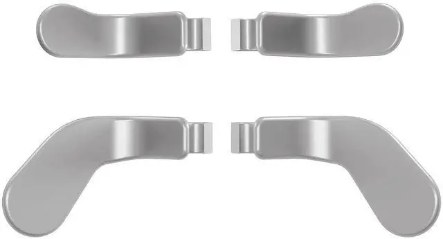 Main image of Elite Controller Paddles, Interchangeable Paddles for Xbox Elite Series 2 & 1, Replacement Parts Accessories Metal Stainless Steel Controller Paddles for Elite Series 2 Core - Silver @