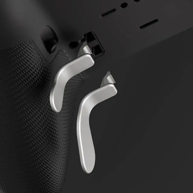 Alt view image 3 of 7 - Elite Controller Paddles, Interchangeable Paddles for Xbox Elite Series 2 & 1, Replacement Parts Accessories Metal Stainless Steel Controller Paddles for Elite Series 2 Core - Silver @