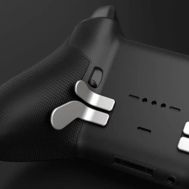 Alt view image 7 of 7 - Elite Controller Paddles, Interchangeable Paddles for Xbox Elite Series 2 & 1, Replacement Parts Accessories Metal Stainless Steel Controller Paddles for Elite Series 2 Core - Silver @
