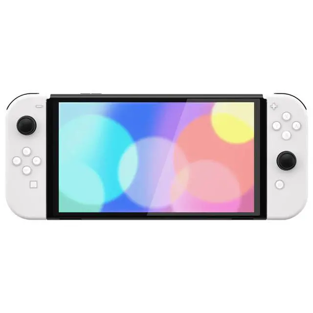 Alt view image 7 of 7 - Replacement Two-Tone Jelly Buttons for JoyCon, White & Clear with Symbols Custom Controller ABXY Direction Home Capture + - Keys, DIY Action Face Buttons for Nintendo Switch & Switch OLED @